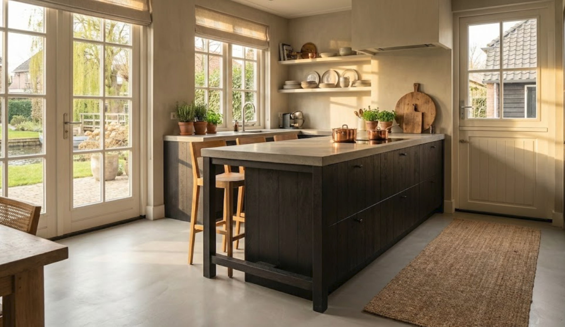 Betonlook Gietvloer detail